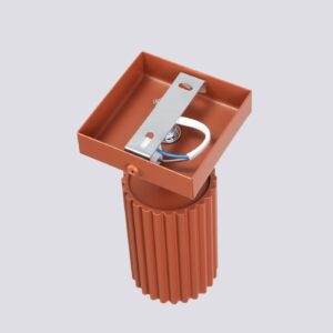 Lampă de perete KARBON roșu ocru - imagine 6