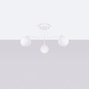 Candelabru ASTRAL 3 alb - imagine 2