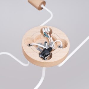Candelabru TIMBO 4 alb - imagine 4