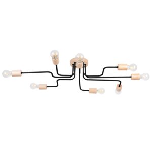 Candelabru TIMBO 8 negru - imagine 1
