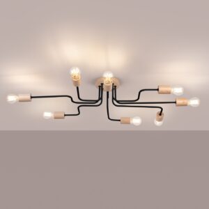 Candelabru TIMBO 8 negru - imagine 3