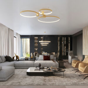 Plafonieră RIO 55 aur LED 4000K - imagine 14