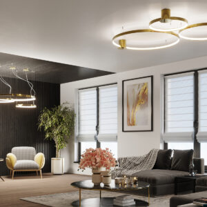 Plafonieră RIO 78 aur lustruit LED 3000K - imagine 13